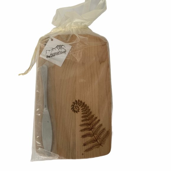 NWT Denise O' Reilly Cheese Board Knife Gift Set Fern Hostess Housewarming Gift - Picture 8 of 12